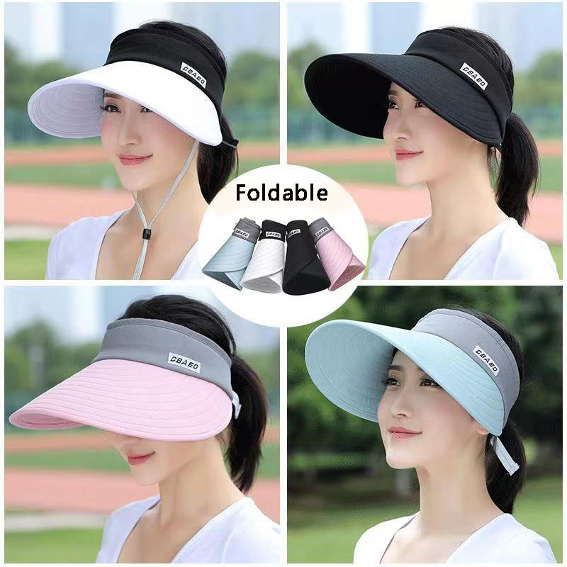 Packable Hat Nylon - 2024ใหม่หมวกปีกกว้างกระบังแสงสำหรับผู้หญิงในฤดูร้อนหมวกแก๊ปปีกกว้างหมวกชายหาดปรับได้ป้องกันรังสียูวีสำหรับผู้หญิงหมวกแก๊ปผ้าฝ้ายแท้บรรจุได้