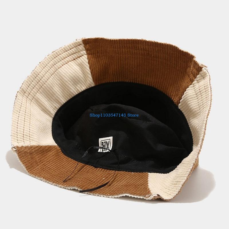 Packable Hat Nylon - P88B หมวกชาวประมงแบบพับได้ Casual แฟชั่น Corduroy Packable