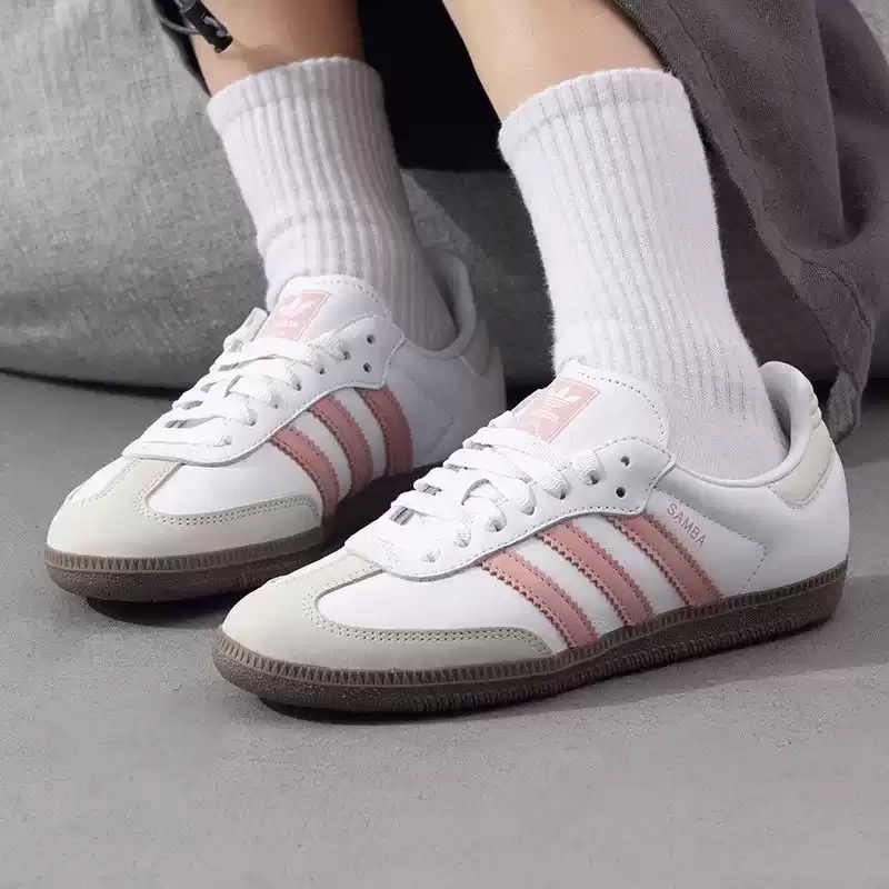 Adidas Shoes Samba - อาดิดาส แซมบา OG รองเท้าลำลองสำหรับผู้หญิง ดีไซน์ย้อนยุค ระบายอากาศได้ดีและทนทาน