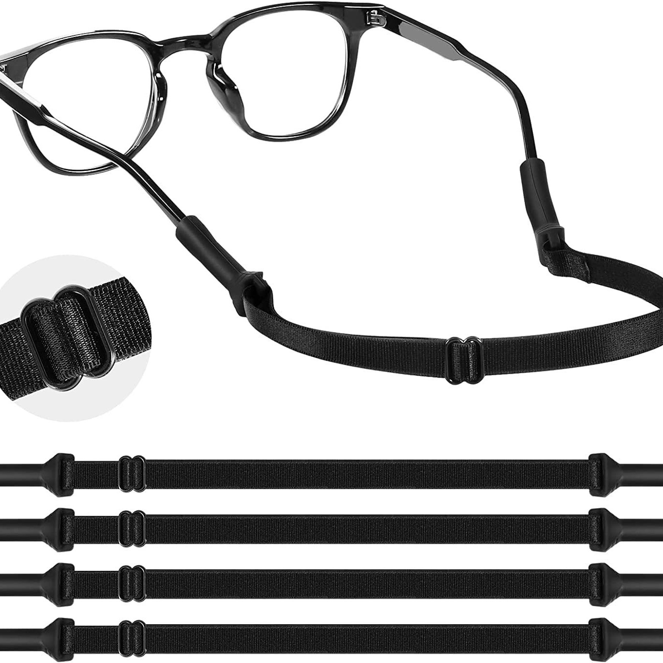 สายรัดแว่นตาสำหรับผู้ใหญ่ 4 ชิ - Sunglass Retainer Cord บทวิจารณ์และราคา