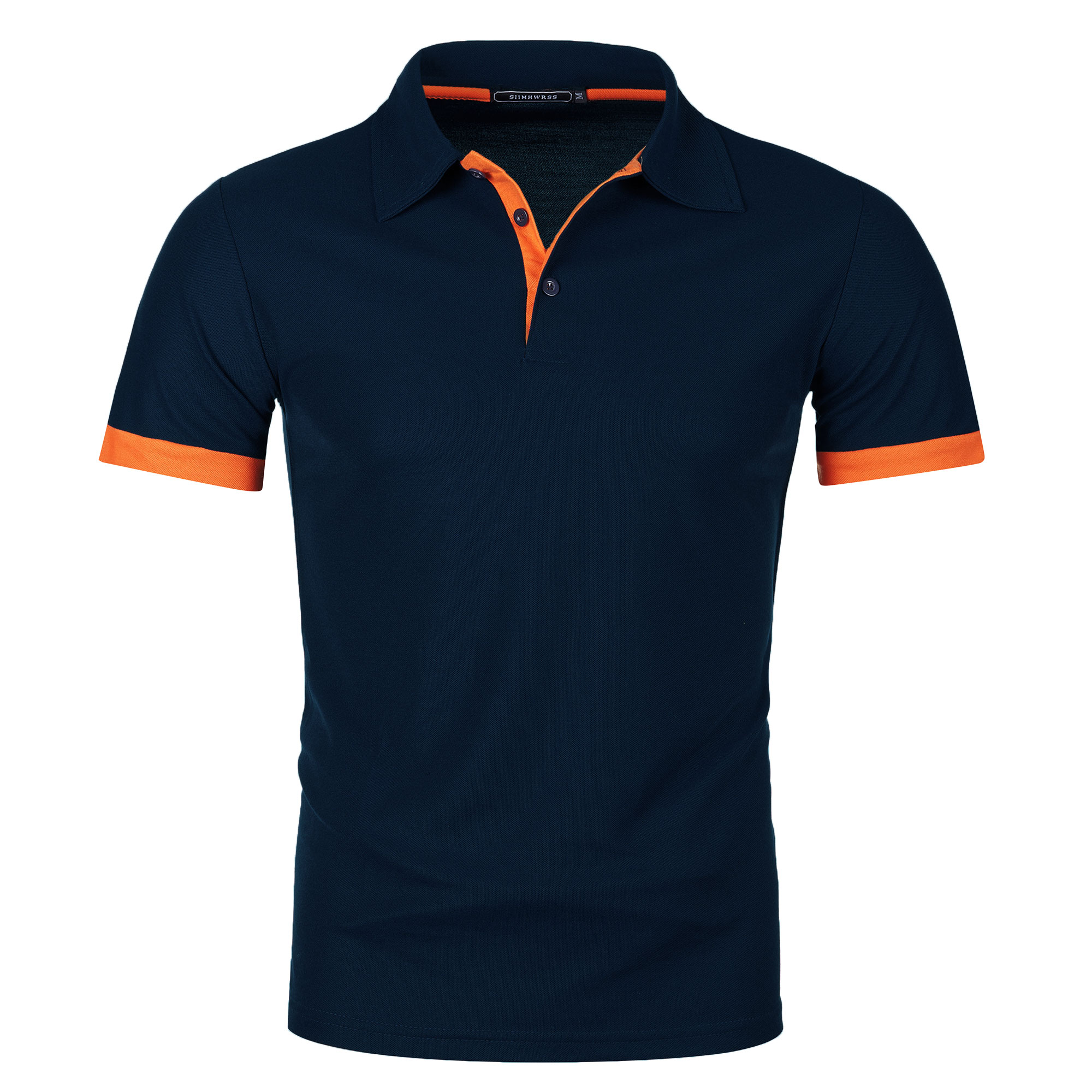 แฟชั่นแขนสั้นผู้ชายที่เข้ากันก - Polo Shirt Pique บทวิจารณ์และราคา
