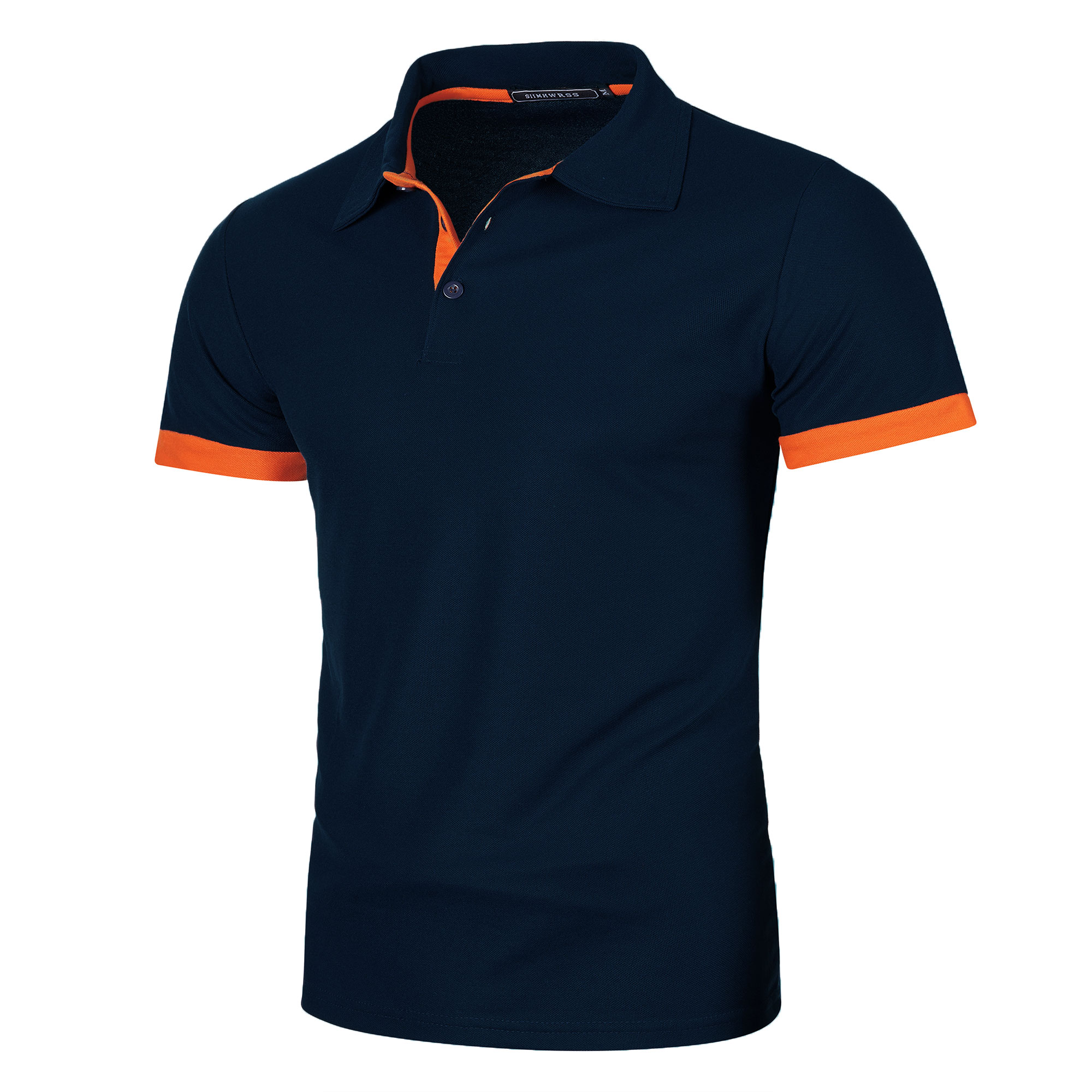 แฟชั่นแขนสั้นผู้ชายที่เข้ากันก - Polo Shirt Pique บทวิจารณ์และราคา