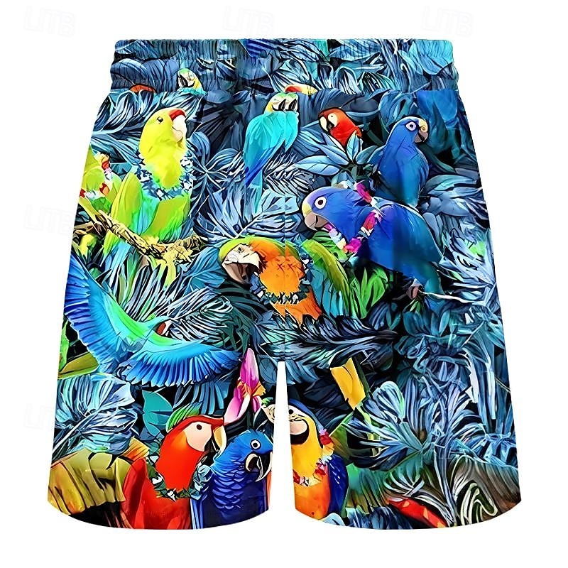 3D พิมพ์ Cool Fish Shark สั้นก - Trunks Board Surf บทวิจารณ์และราคา