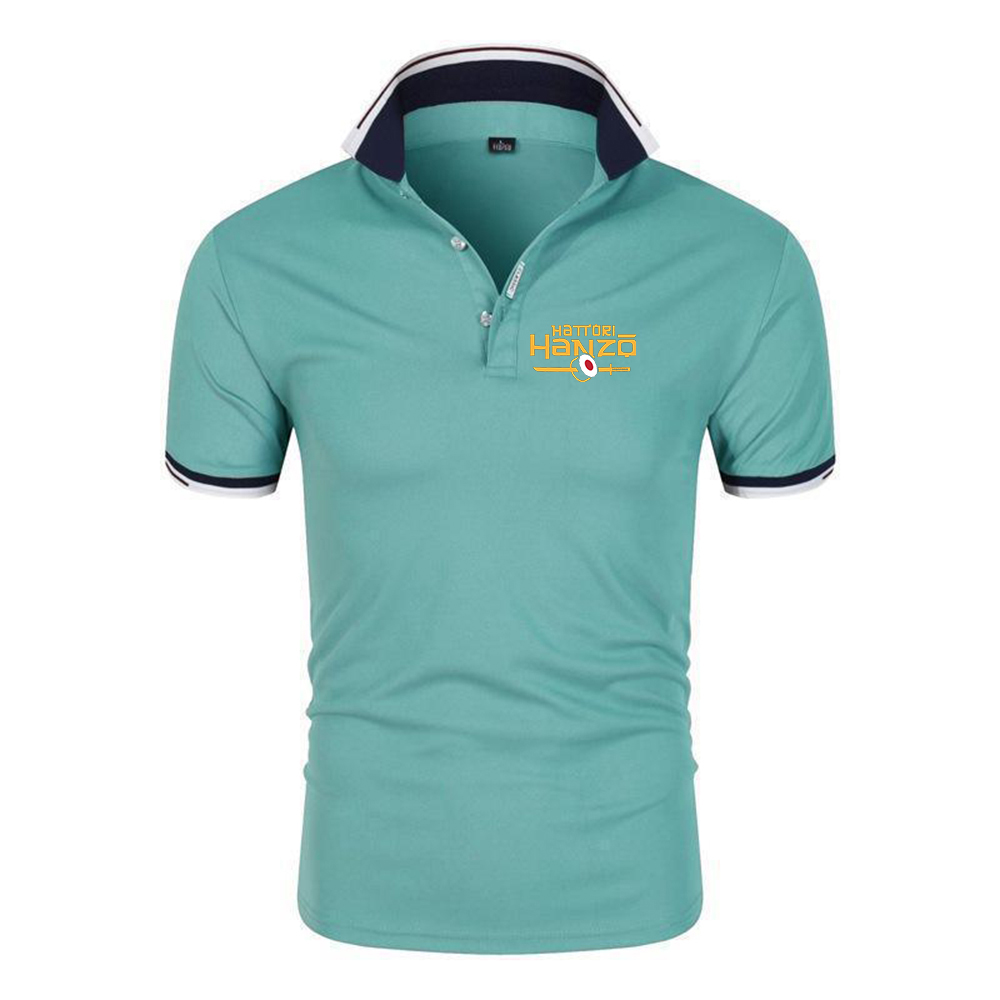 ฮัตโตริ ฮันโซเสื้อโปโลแขนสั้นผ - Polo Shirt Pique บทวิจารณ์และราคา