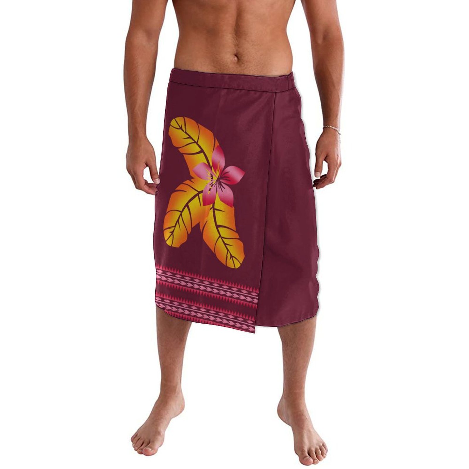 เดรสแบบผูกเอวของผู้ชายชุดเดรสโ - Sarong Men Wrap บทวิจารณ์และราคา