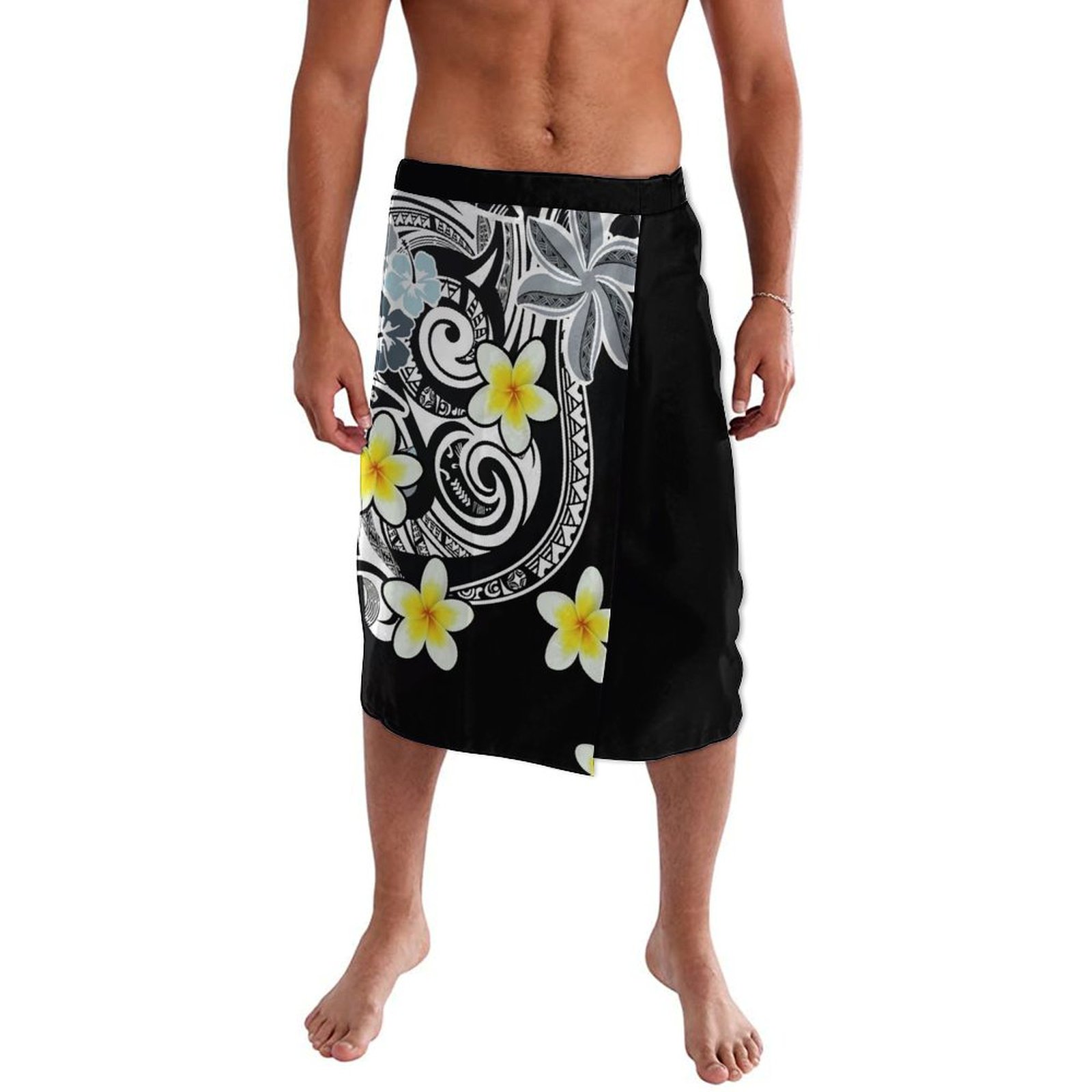 เสื้อโสร่งพิมพ์ลายซามัวสำหรับผ - Sarong Men Wrap บทวิจารณ์และราคา