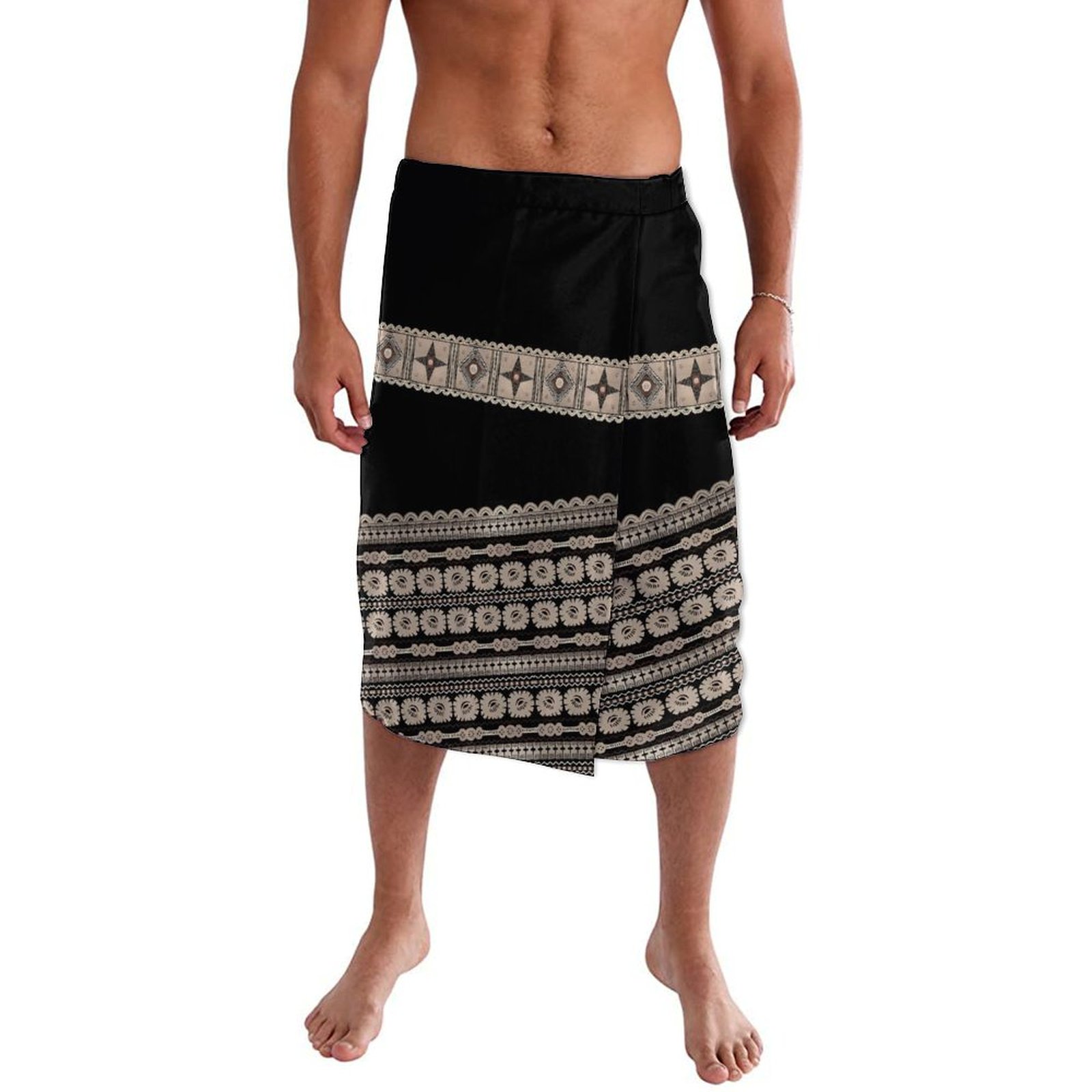 เสื้อโสร่งพิมพ์ลายซามัวสำหรับผ - Sarong Men Wrap บทวิจารณ์และราคา