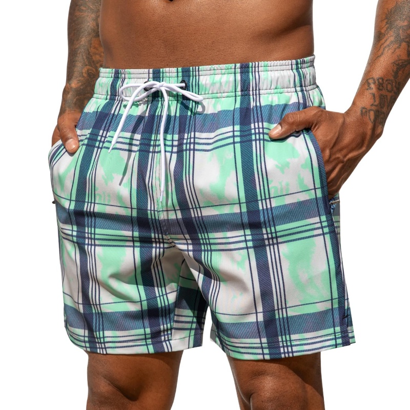 กางเกงว่ายน้ำลายกราฟิกออมเบรทั - Trunks Board Surf บทวิจารณ์และราคา