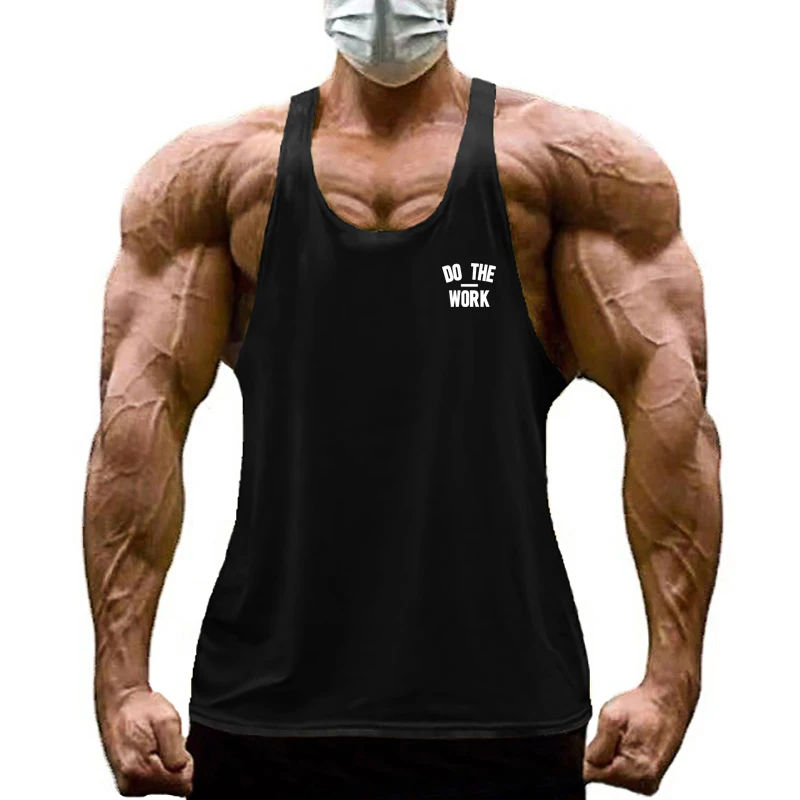 ผู้ชายผ้าฝ้ายแขนกุดTeesยิมเพาะ - Tank Top Muscle บทวิจารณ์และราคา