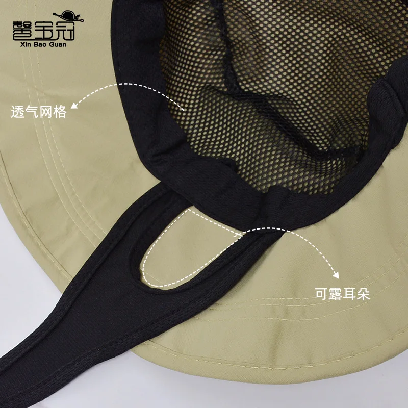 หมวกบังแดดปีกกว้างกันน้ำ ป้องก - Packable Hat Nylon บทวิจารณ์และราคา