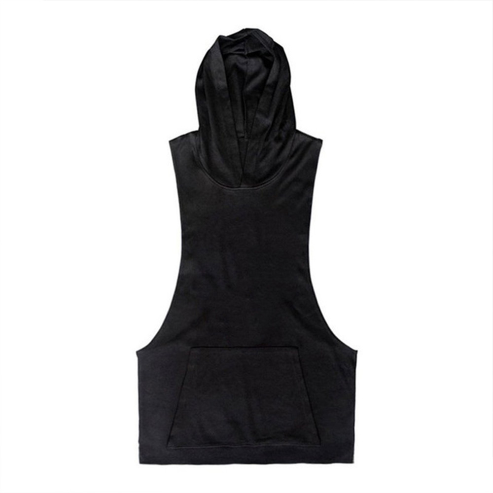 เสื้อแขนกุดมีฮู้ดสำหรับผู้ชายเ - Tank Top Muscle บทวิจารณ์และราคา
