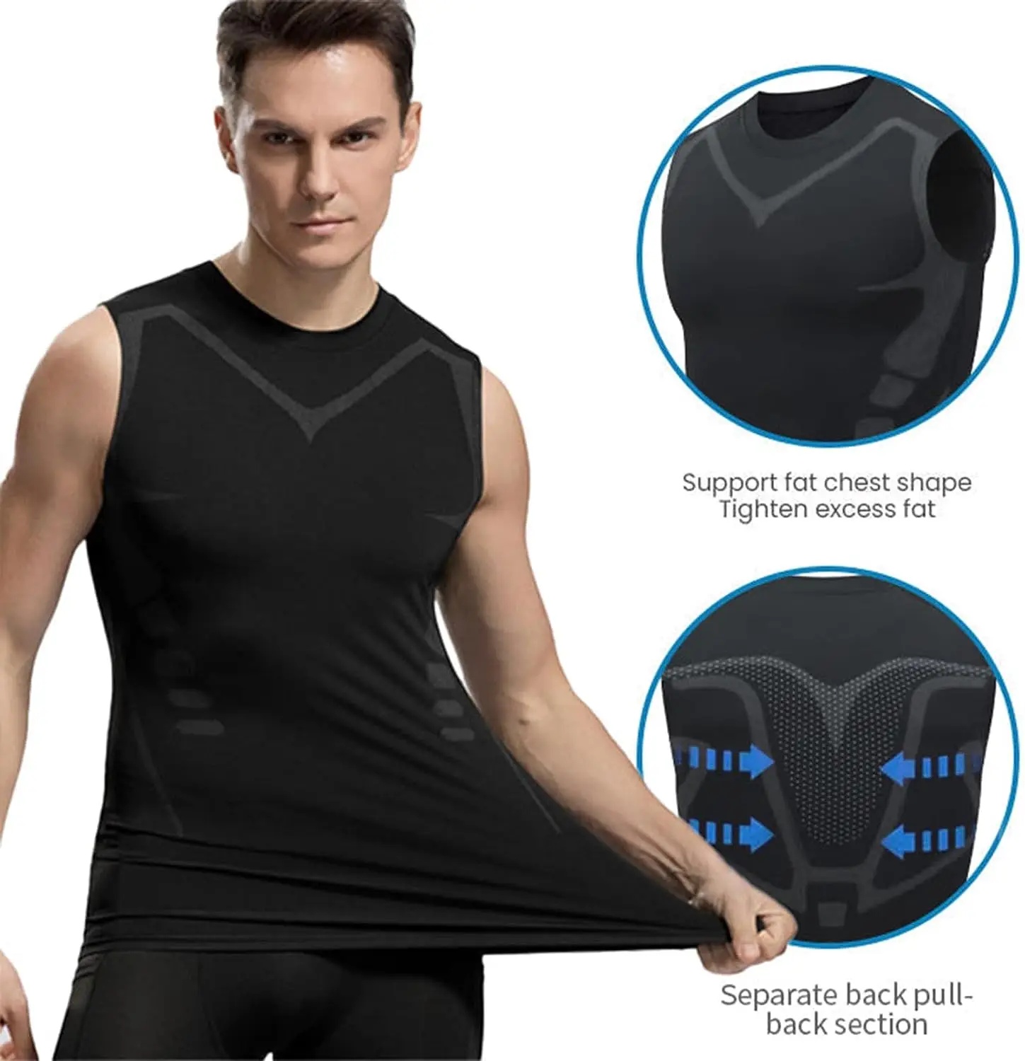 เสื้อกล้ามออกกำลังกายผู้ชาย แห - Tank Top Muscle บทวิจารณ์และราคา