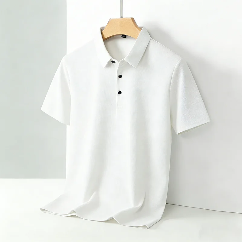 เสื้อโปโลแขนสั้นผู้ชายคลาสสิกค - Polo Shirt Pique บทวิจารณ์และราคา
