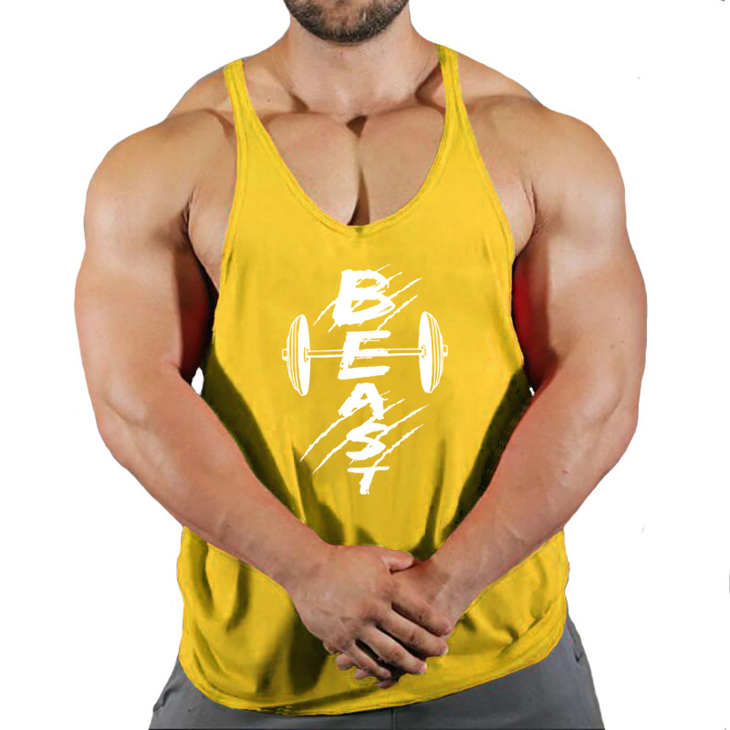 ฤดูร้อนฟิตเนส Tank Top Men เพา - Tank Top Muscle บทวิจารณ์และราคา
