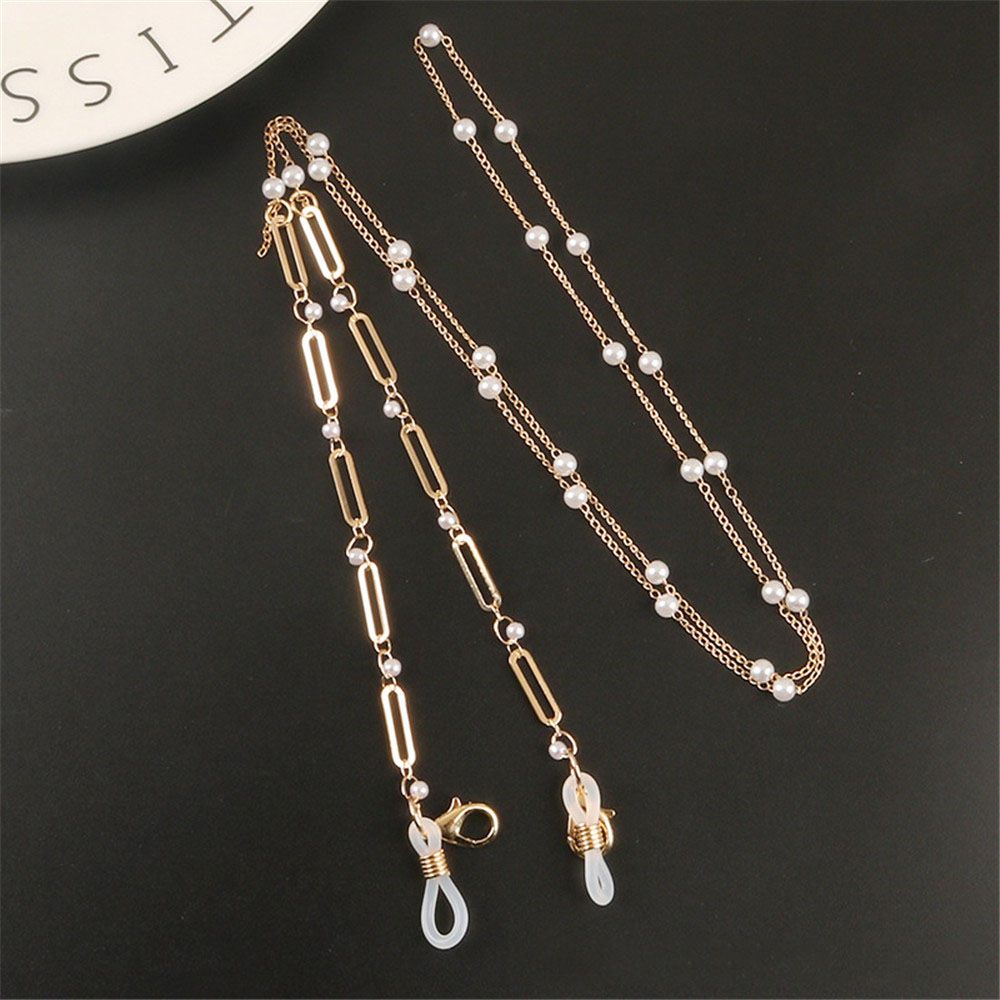 โซ่สายคล้องแว่นตาคริสตัลไข่มุก - Sunglass Retainer Cord บทวิจารณ์และราคา