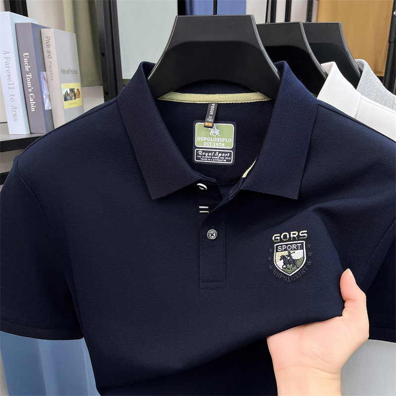 เสื้อโปโลผู้ชาย แขนสั้น ปักลาย - Polo Shirt Pique บทวิจารณ์และราคา